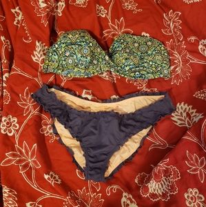 VS ruffled scrunch back bikini bottom